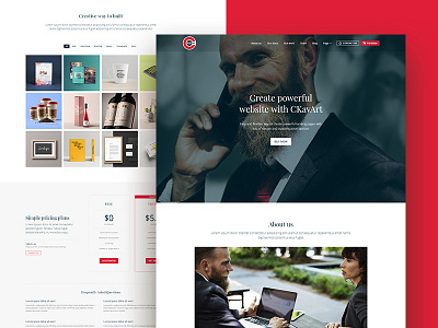 Ira One Page Creative Html Template landingpage one page portfolio web