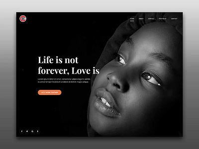 Creative Black agency black black and white bootstrap ckav ckavart creative dark minimal multi purpose template ui ui design web design web ui website