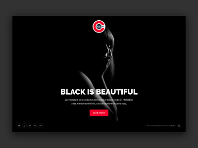 Dark HTML Template bootstrap creative inspiration minimal one page ui ui design web web design web ui website