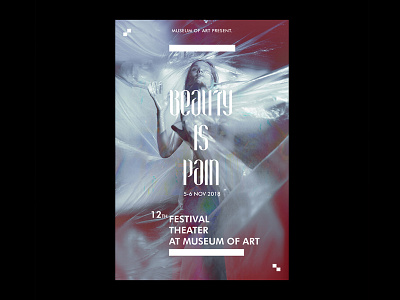 Beauty is pain adobeillustrator artwork beautyispain concert design flyer photoshop poster posterdesign theater