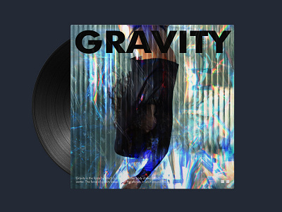 GRAVITY artwork concert design digitalpainting dj edm gigs illustration photoshop singleartwork spotify vinyl