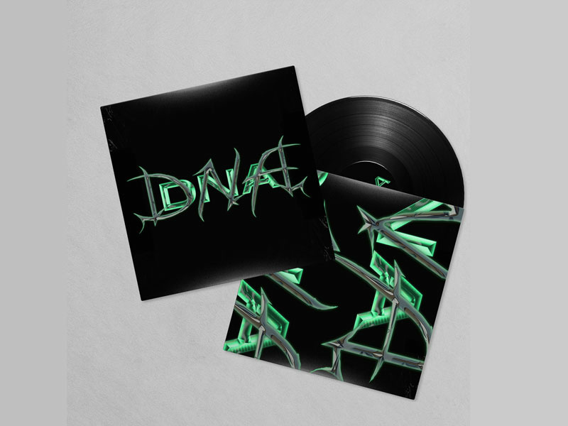 DNA graphicdesigncentral rap hiphop music design artwork humble dna kendricklamar