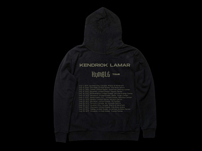 HUMBLE tour (fanmade) concert design hiphop merchandise merchdesign music rap typogaphy