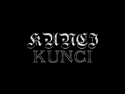 KUNCI artwork design graphicdesigncentral hiphop music photoshop rap singleartwork typography