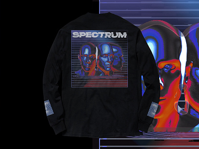 SPECTRUM artwork concert design graphicdesigncentral illustration merchandise merchdesign music photoshop