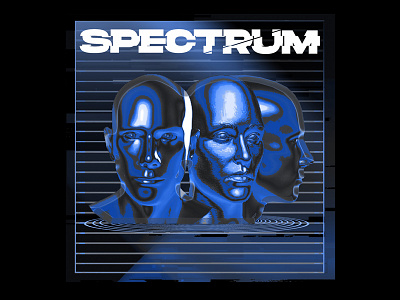 SPECTRUM - back design artwork concert design graphicdesigncentral illustration merchandise merchdesign music photoshop