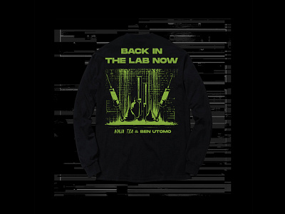 BACK IN THE LAB NOW artwork design graphicdesigncentral illustration merchandise merchdesign music photoshop rap typography