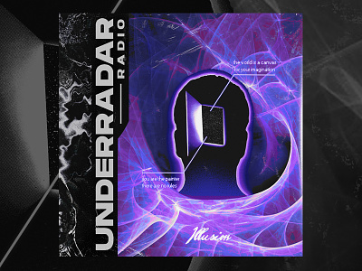 UNDERRADAR Radio EP.05 artwork design dj edm graphicdesigncentral illustration mixtape music photoshop