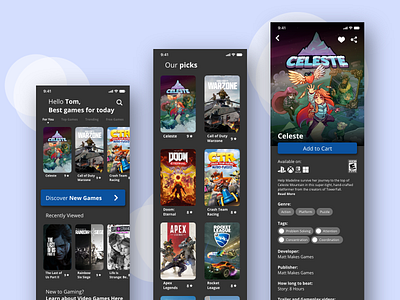 Game Central app branding design