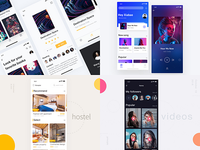 2018 app book card desain design drag gif help illustration motion music app page principle sketch ui ux viadeo