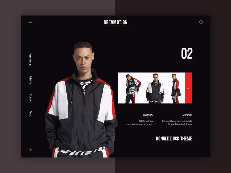 store animation concept design gif motion page photo principle rolling sketch store ui ux web