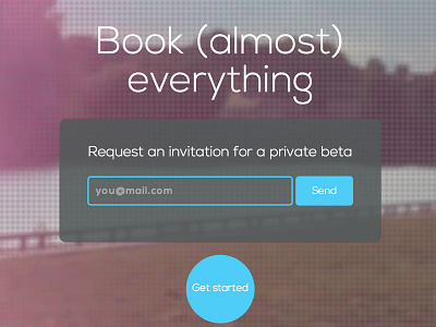 Book ( almost ) everything appointments booking bootstrap mougli scheduling webapp