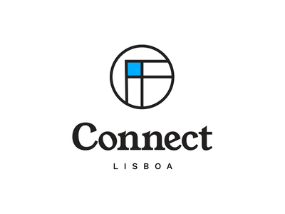 Connect Lisboa - Logo agency angular artsy branding design lisbon minimal mobile sketch template ui ux
