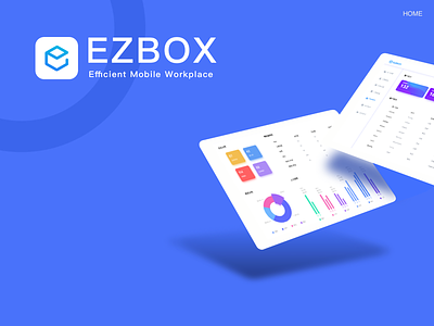 EZBOX Intelligent Office Platform design ui ux