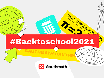 Gauthmath#Backtoschool2021 branding graphic design
