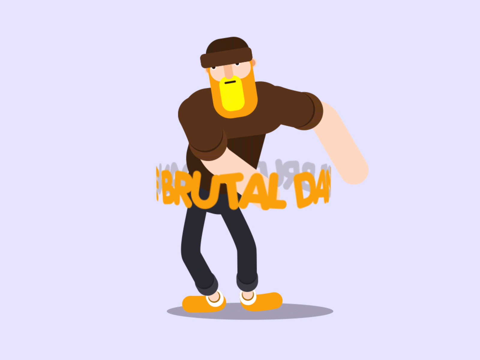 brutal animation character design graphic graphic design motion graphics