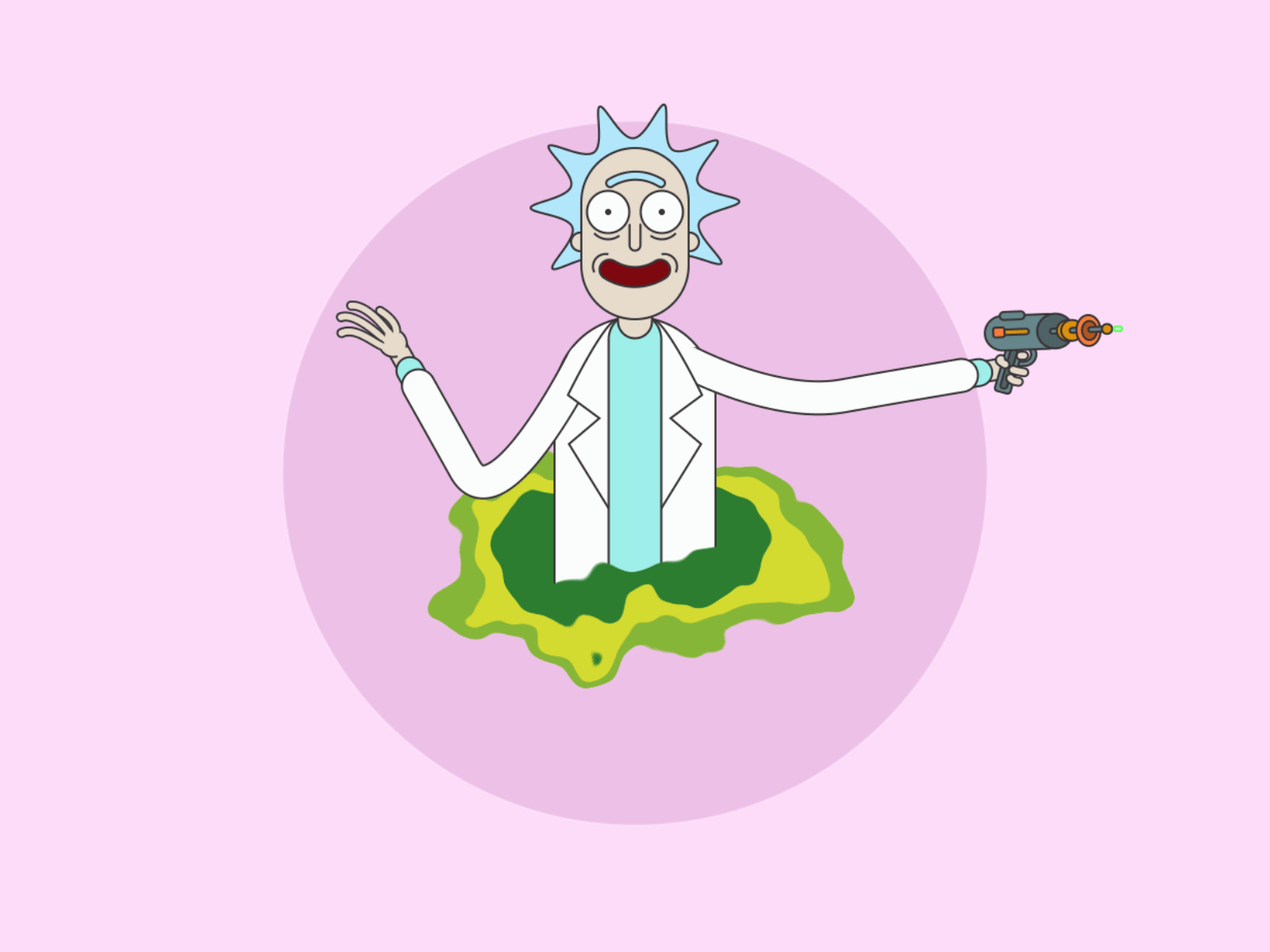 Morty animation character design graphic design motion graphics