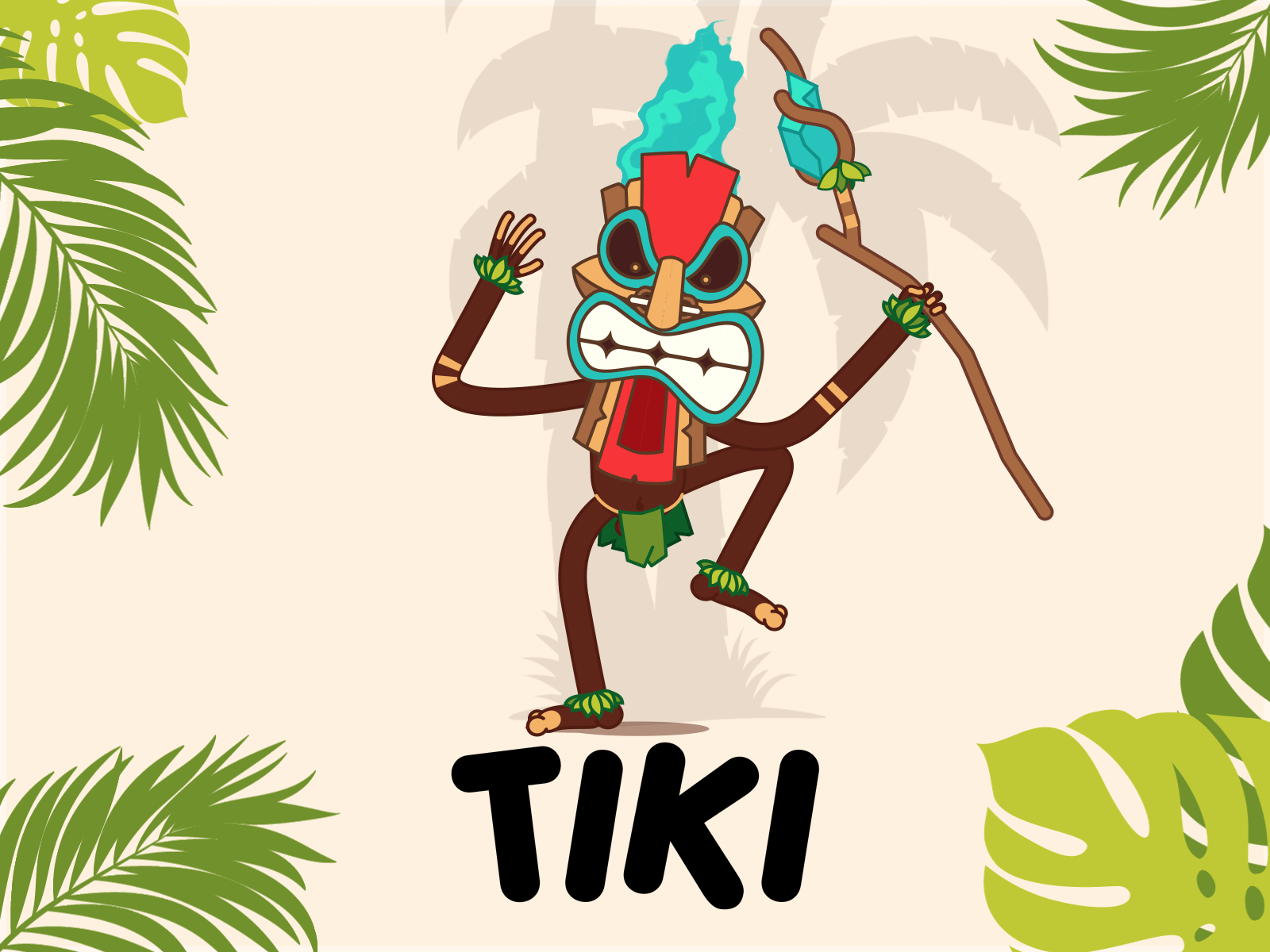 TIKI animation character design graphic illustration motion graphics