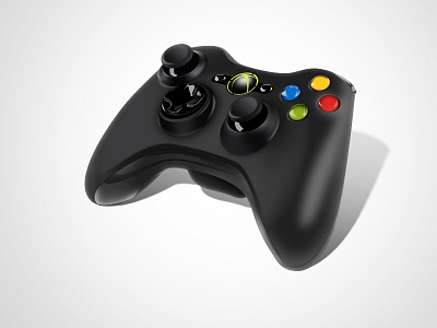 XBox gamepad game gamepad illustration photoshop realistic xbox