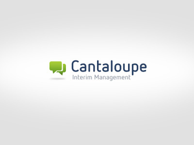 Cantaloupe logo interim logo management typo