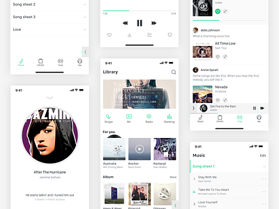 Music design ui ux