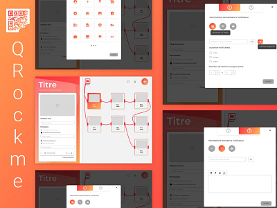 Application web Qrock.me design logo ui ui design uidesign ux design