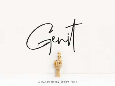 Genit - Classy Handwritten Font