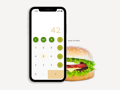 Daily UI 004 - Calculator Design