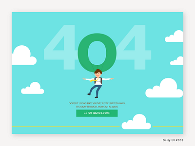 Daily UI 008 - 404 Page