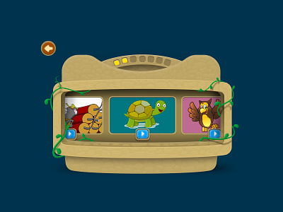 Game UI for Kids app ui design game ui illustration kids ui view master view master ui