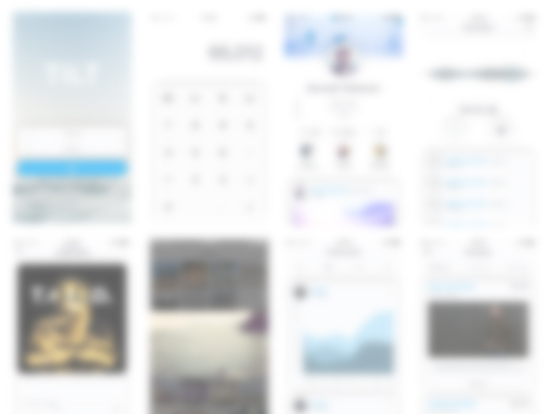 Sneak Peak tag spoiler alert freebie ui kit blur mobile app design ux ui