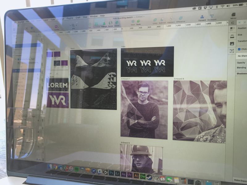 New project... release project marketing design ar vr low poly branding