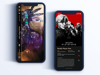 Ready Player One color concept ios simple ui ux