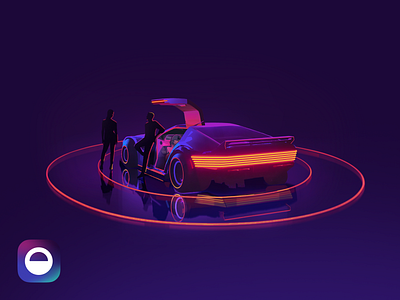 Radically better bold bright cars characters cyber design future futuristic illustration neon vehicles vivid