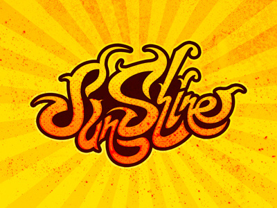 dj SunShine logotype calligraphy club dj house music joy logotype music party sun sunshine yello