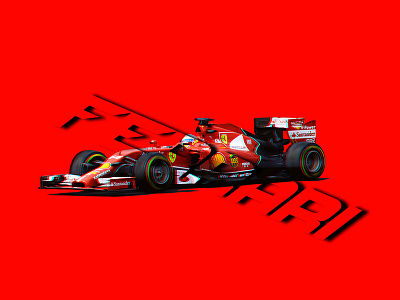 S P E E D - Ferrari flyer formula1 graphics deisgn red