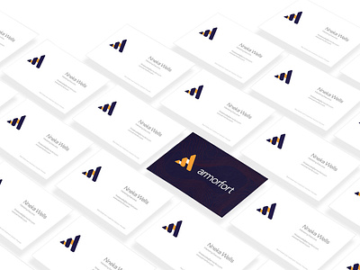 Armorfort Branding - Business Card branding business card design corporate branding corporate business card corporate identity design graphic designer graphics design