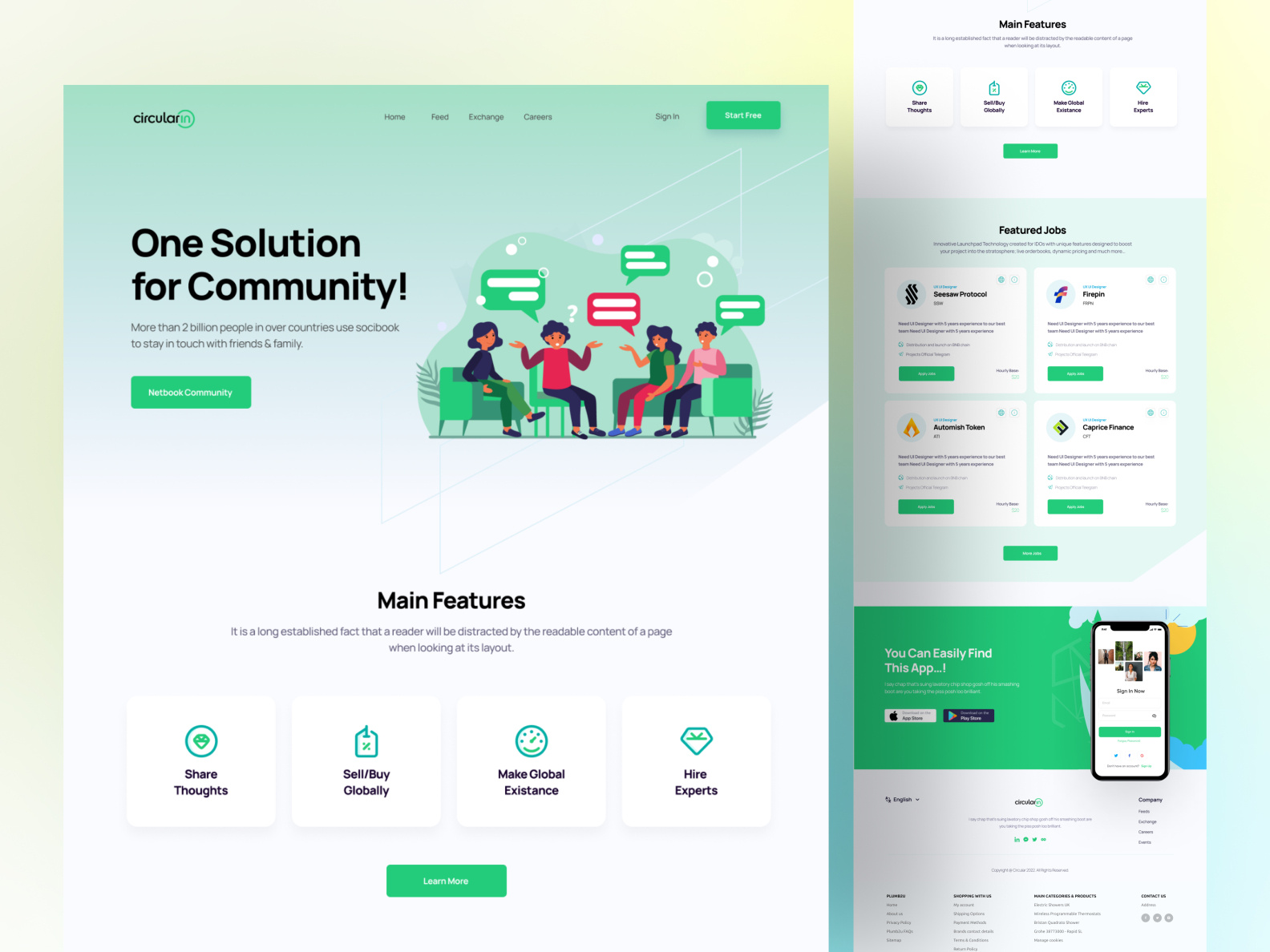 Circularin - One Solution for Community! by Ahmed Ali on Dribbble