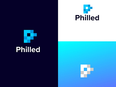 Philled Logo 3d animation branding clean creative design design design art graphic design illustration logo motion graphics vector