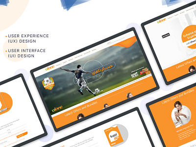 Ufone 3d animation art flat design interface design package telecom ufone ui ux design visual