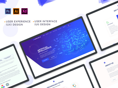 Konstant Artificial Intelligence ai ai website aritifcial artifical intelligence design illustration ui uxdesign website