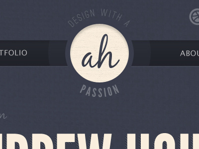 Site Preview blue logo navigation tan texture
