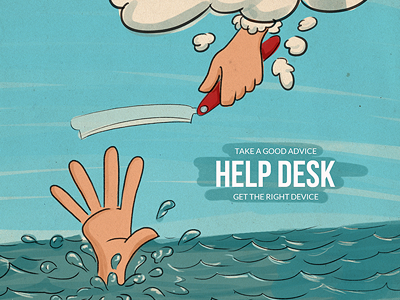 Helpdesk - taka a good advice, get the right device desk help wallpaper