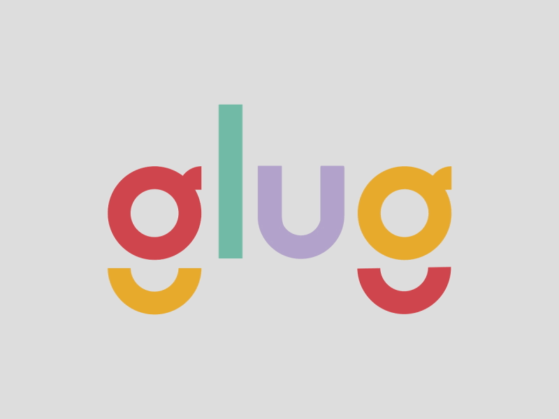 Glug Ident after effects design glug logo motion wip