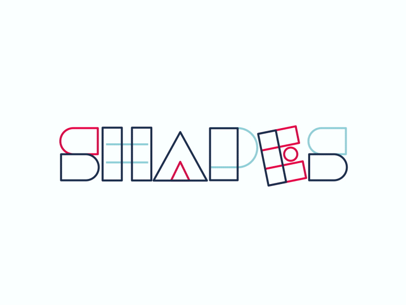 Shapes after effects animation logo wip