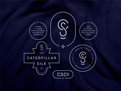 Logoset: The Caterpillar Silk Company aka CSCo.