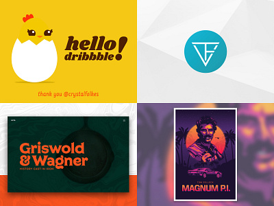 Top 4 of 2018 80s animation branding chicken circle cute design desktop digital egg icon illustration landing page logo typography ui ux vintage