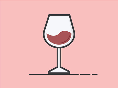 Here's Some Wine for all of you! love wine minimal illustration wine illustration