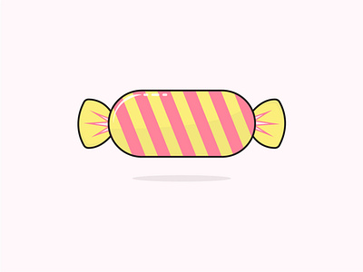 Sweet Love with Candy :) candylove illustration love candy minimal sweetness