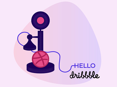 Hello Dribbble firstshot hellodribbble illustration